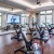 spin cycles in well lit fitness center